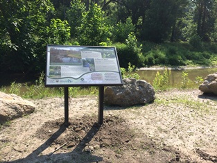 Bend One Ottawa River Educational Sign Bend One Educational Sign